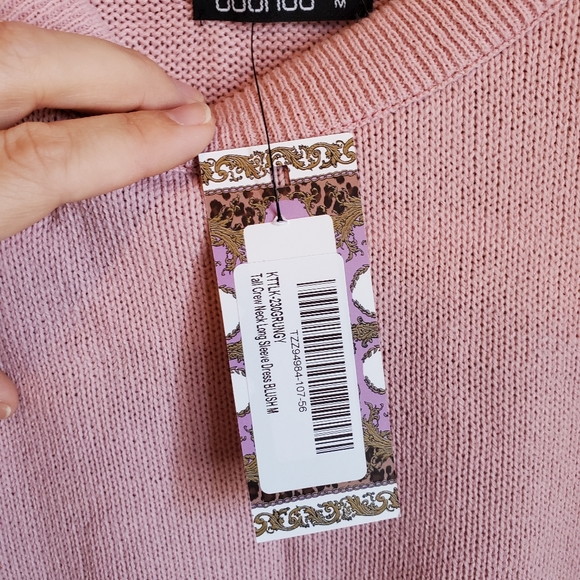 Boohoo Crew Neck Sweater Dress - Picture 4 of 5